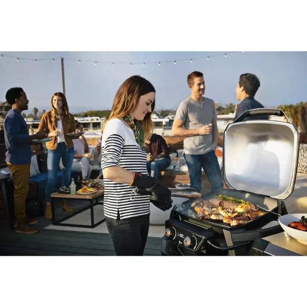 Barbecue électrique WEBER Pulse 2000 noir avec chariot – Image 3