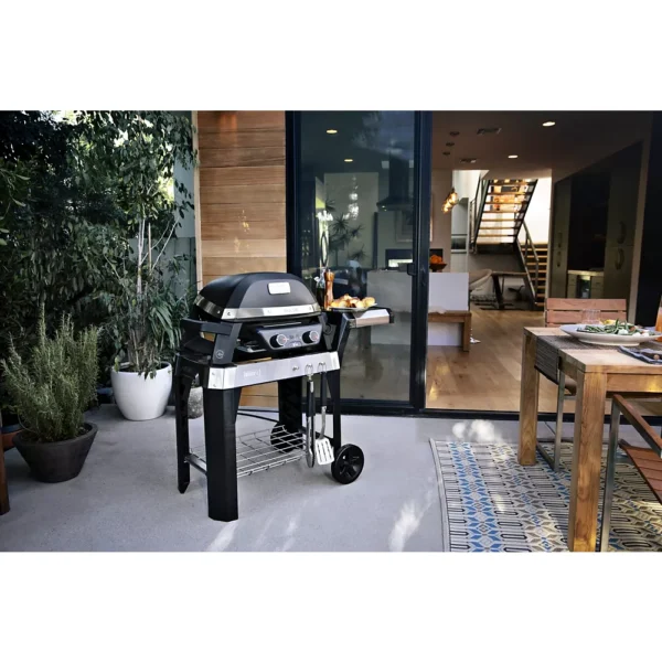 Barbecue électrique WEBER Pulse 2000 noir avec chariot – Image 2