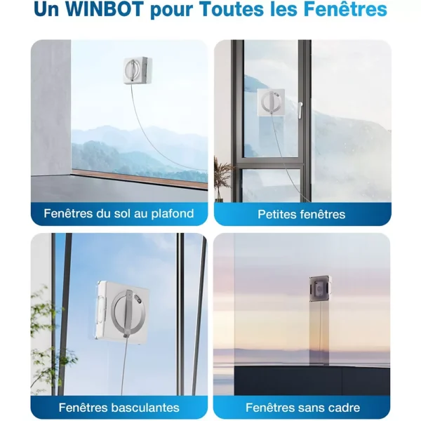 Robot Lave vitre ECOVACS Winbot W2 Omni – Image 9