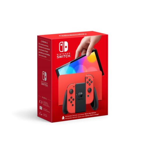 Console Nintendo Switch modèle OLED Edition Mario Rouge
